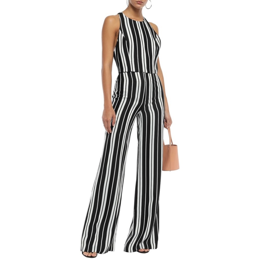 🖤 Alice + Olivia Satin Striped Crop Top 🖤